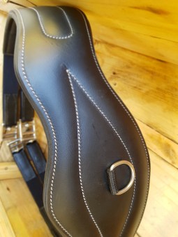 Black elasticated Stud girth 